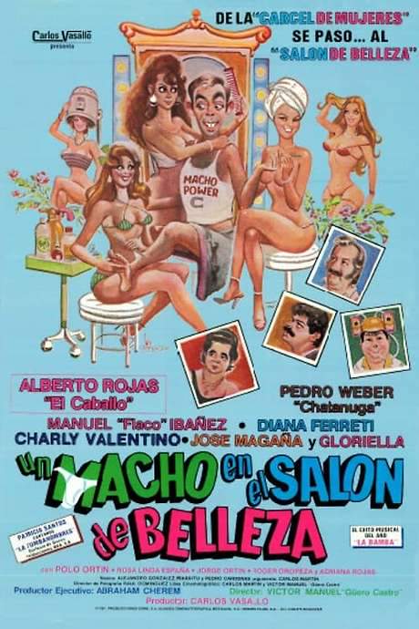 Un macho en el salón de belleza